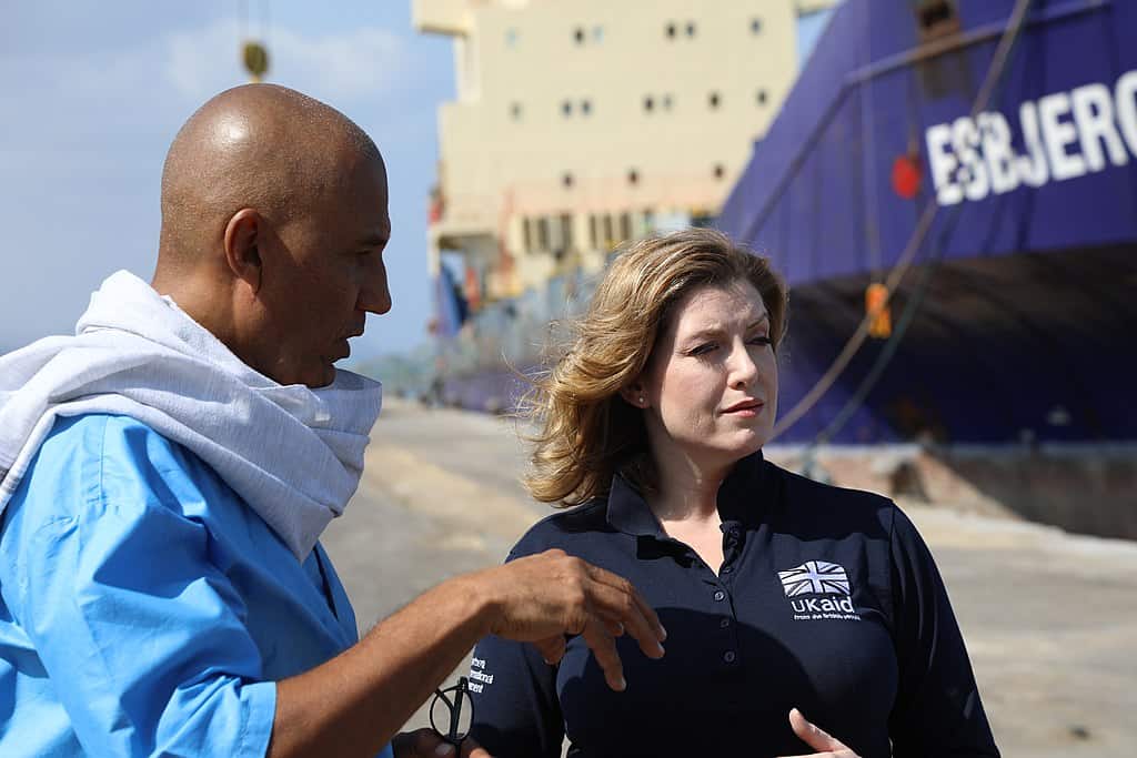 Penny_Mordaunt_visits_a_port_in_Djibouti_from_where_UK_aid_is_shipped_to_Yemen_(39547490792)
