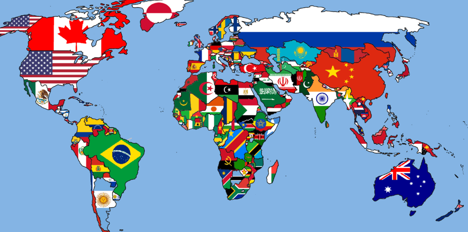 World_Flag_map